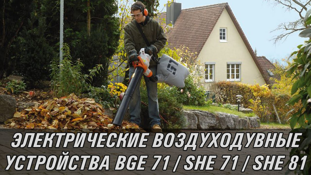 Электрические воздуходувные устройства BGE 71, SHE 71, SHE 81