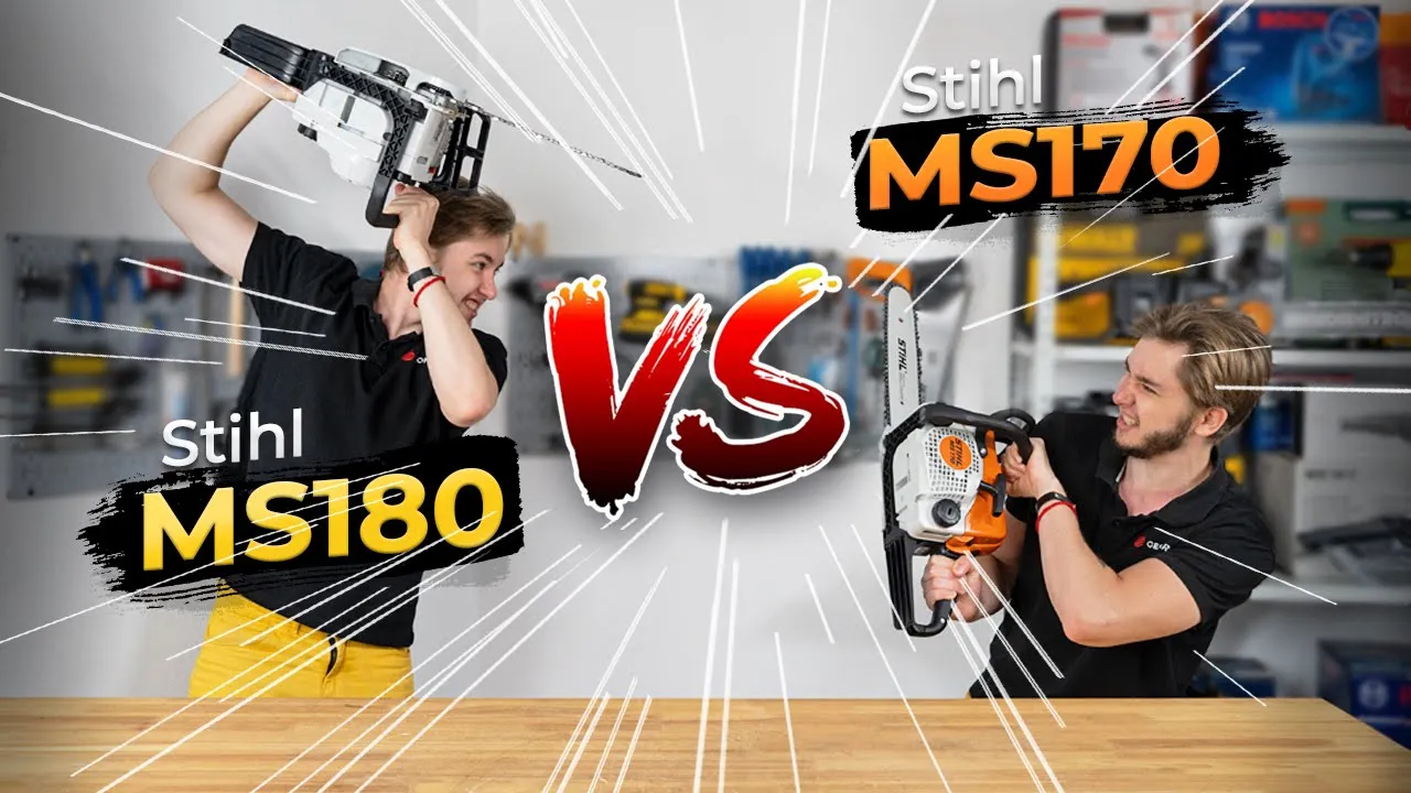 Сравнили пилы Stihl MS 170 и MS 180 - Есть ли разница?!